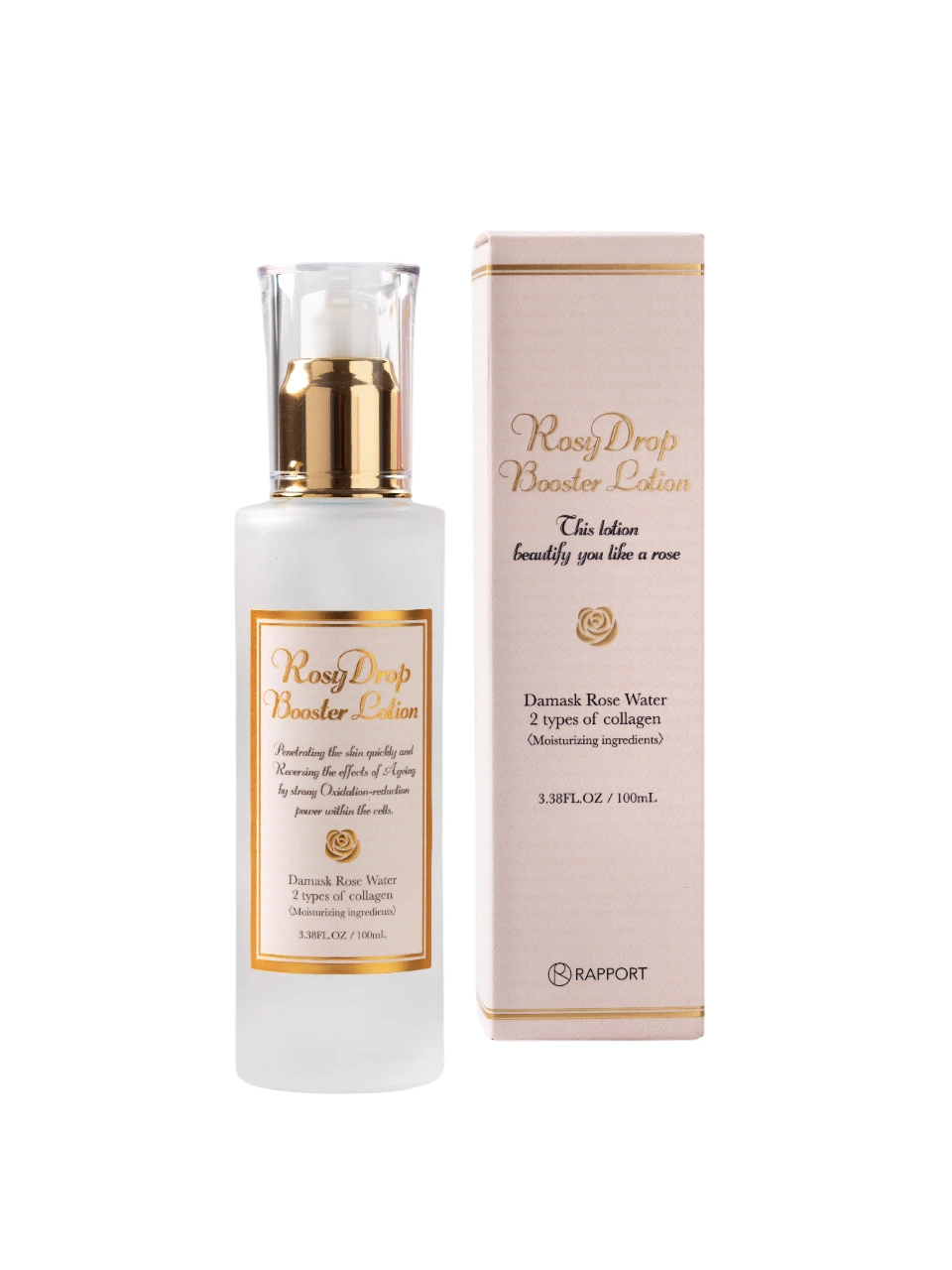 Тонер для обличчя з екстрактом троянди Rosy Drop Damask Rose Booster Lotion, 100 мл