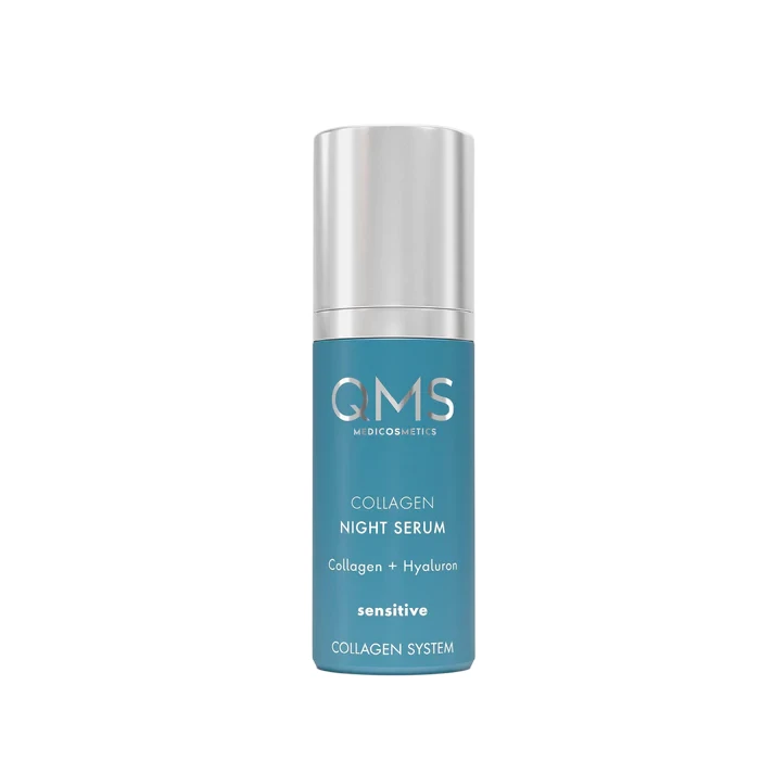Колагенова нічна сироватка для чутливої шкіри QMS Collagen Night Serum Sensitive, 30 мл