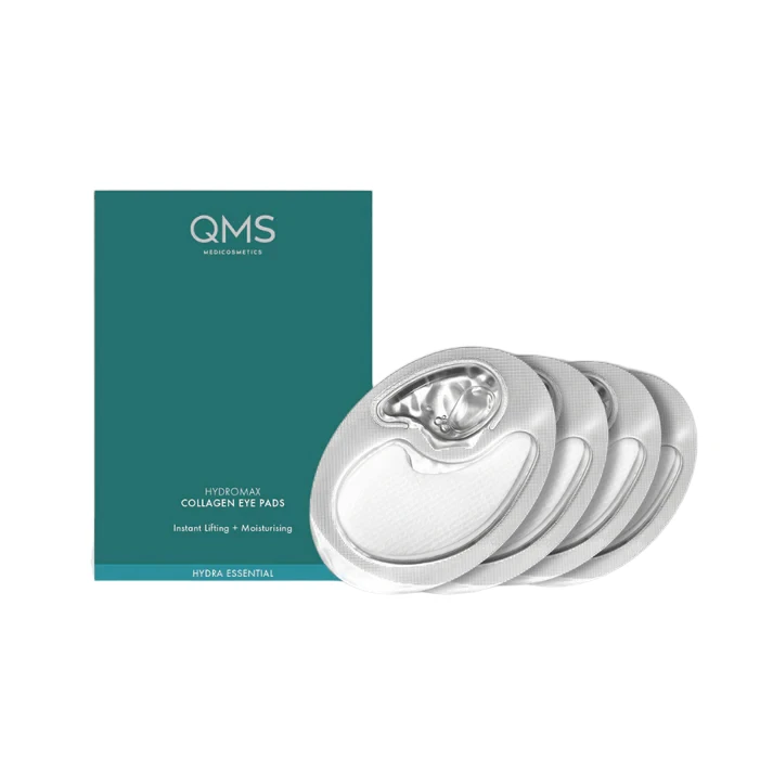 Патчі потрійної дії QMS Hydromax Collagen Eye Pads, 4 шт