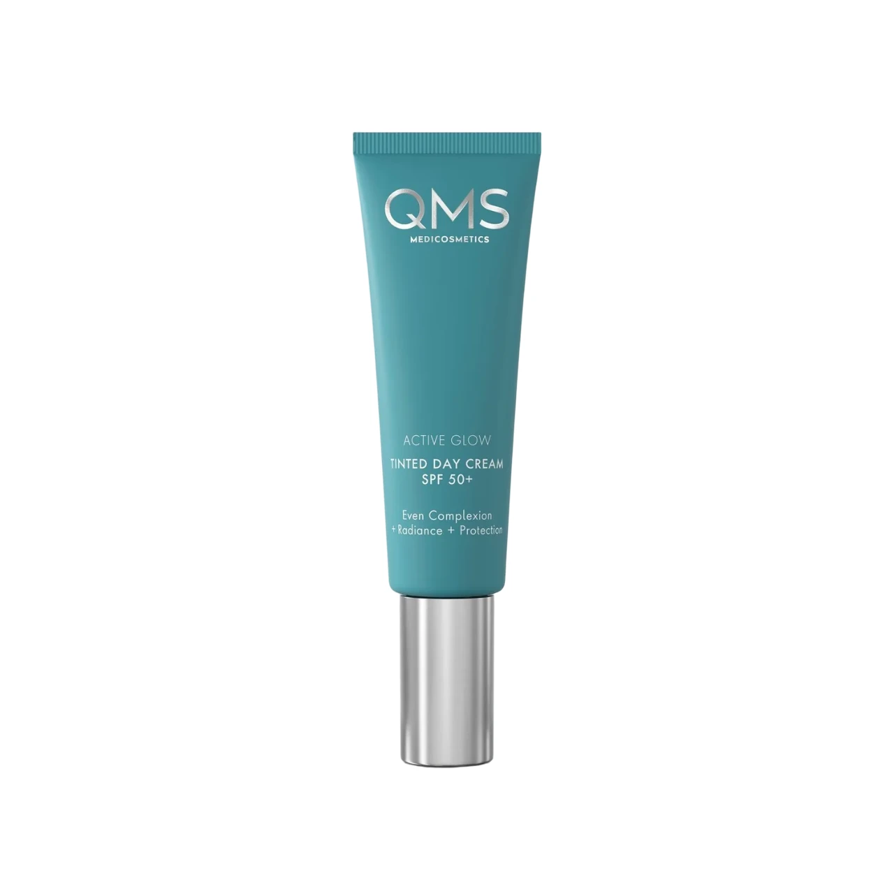 Сонцезахисний крем з легким тонуючим ефектом QMS Active Glow Tinted Day Cream SPF 50+, 50 мл