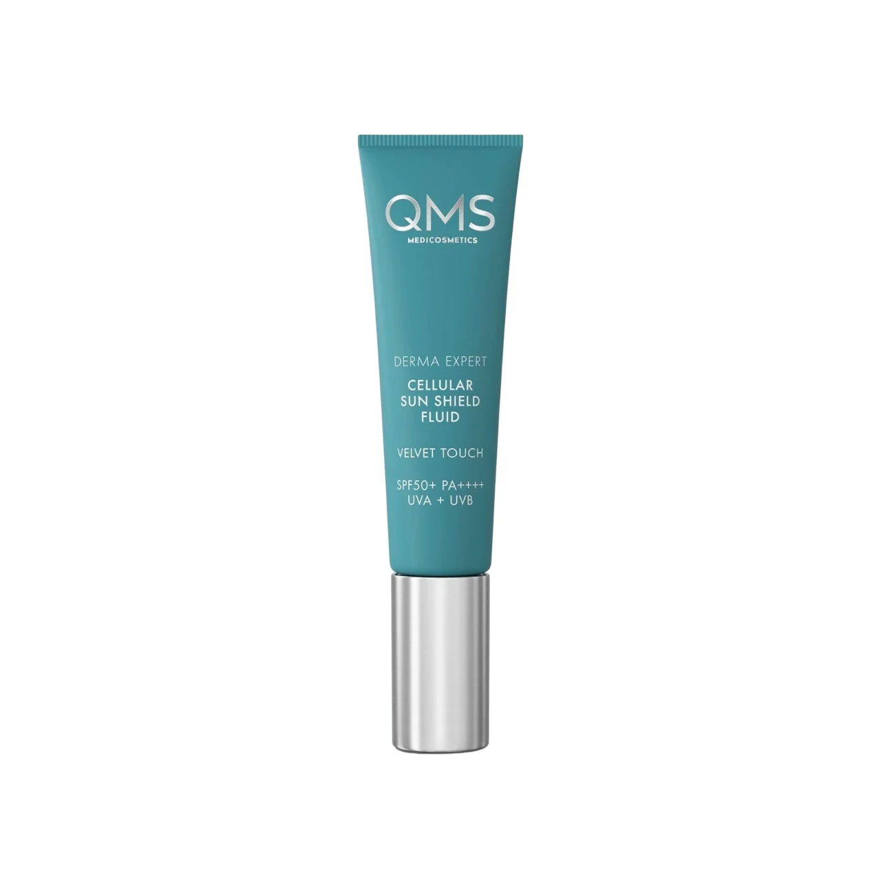 Сонцезахисний крем QMS Derma Expert Cellular Sun Shield Velvet Touch Fluid SPF50+, 30 мл