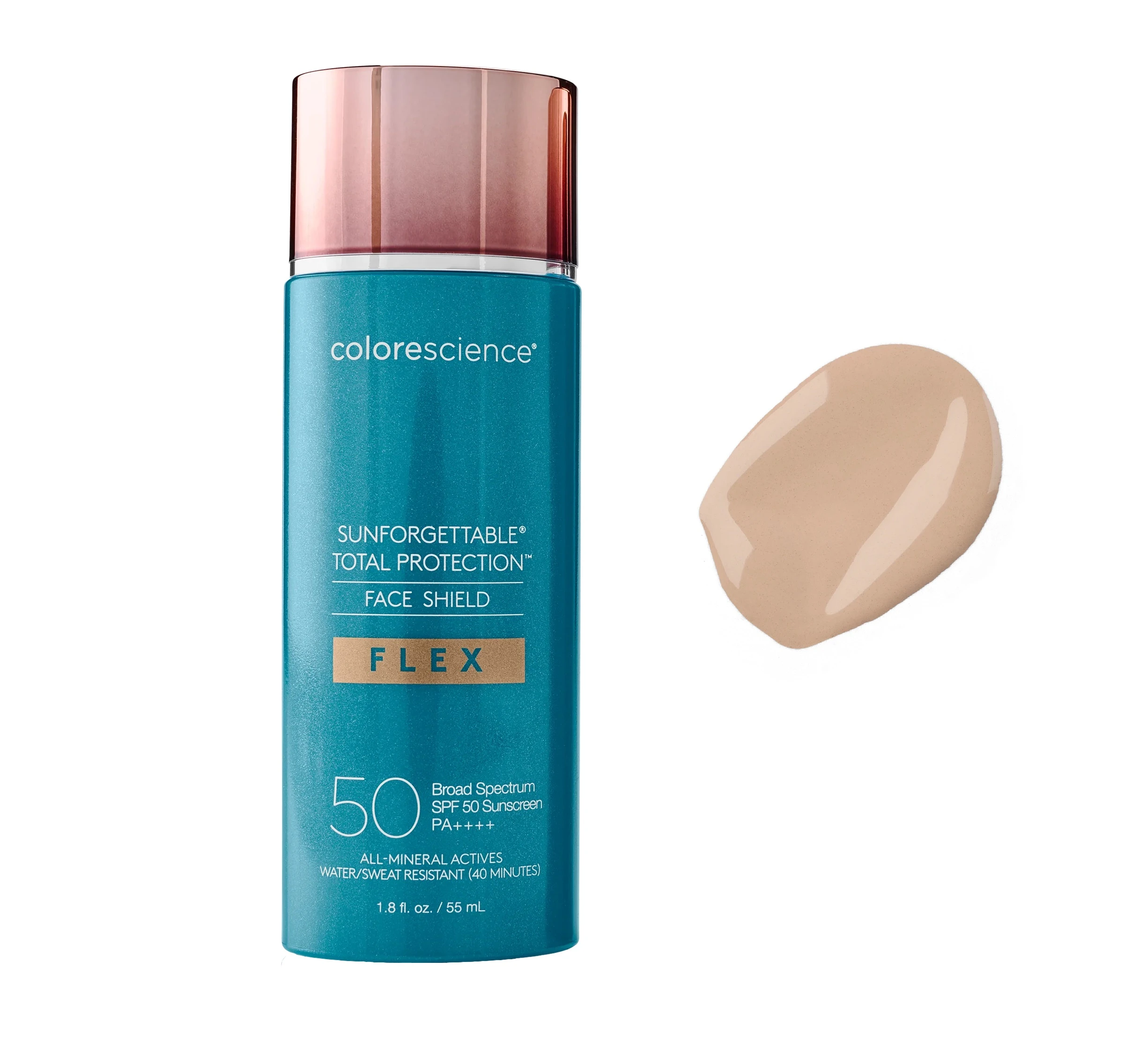 Сонцезахисний крем з адаптивними пігментами Sunforgettable Face Shield Flex SPF 50 Light, 55 мл