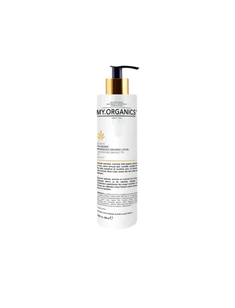 Ніжна емульсія для зволоження чутливої шкіри My.Organics Flora Body Lotion, 500 мл