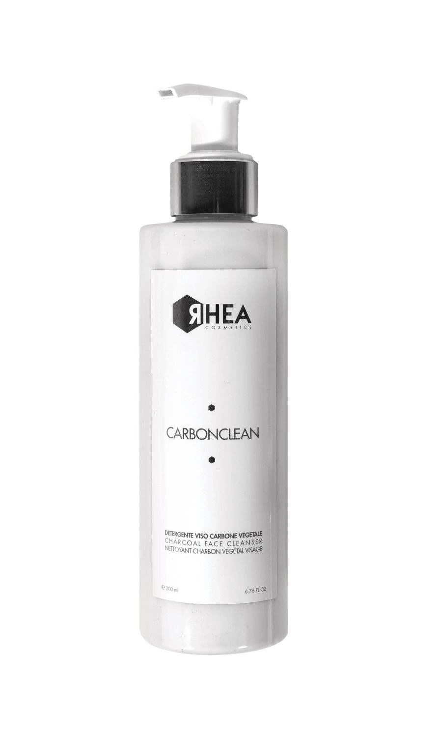 Вугільна очищувальна емульсія для обличчя Rhea White CarbonClean, 200 мл