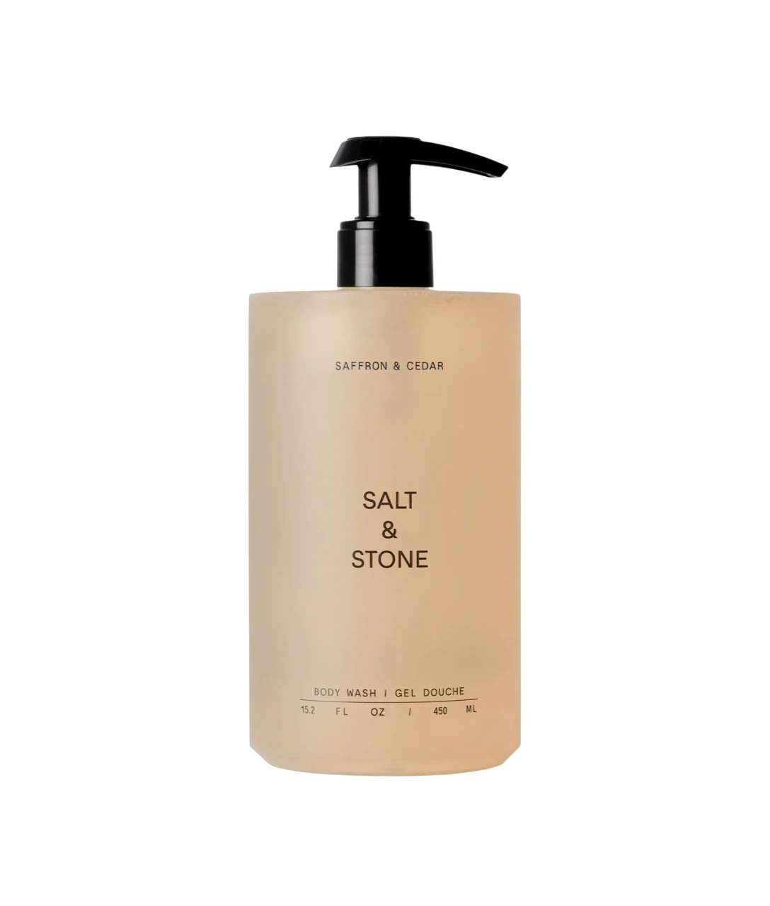 Антиоксидантний гель для душу шафран та кедр Salt & Stone Body Wash, 450 мл