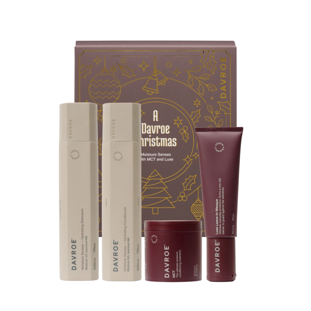 Різдвяний набір для зволоження волосся Davroe Christmas Moisture Senses Quad Pack