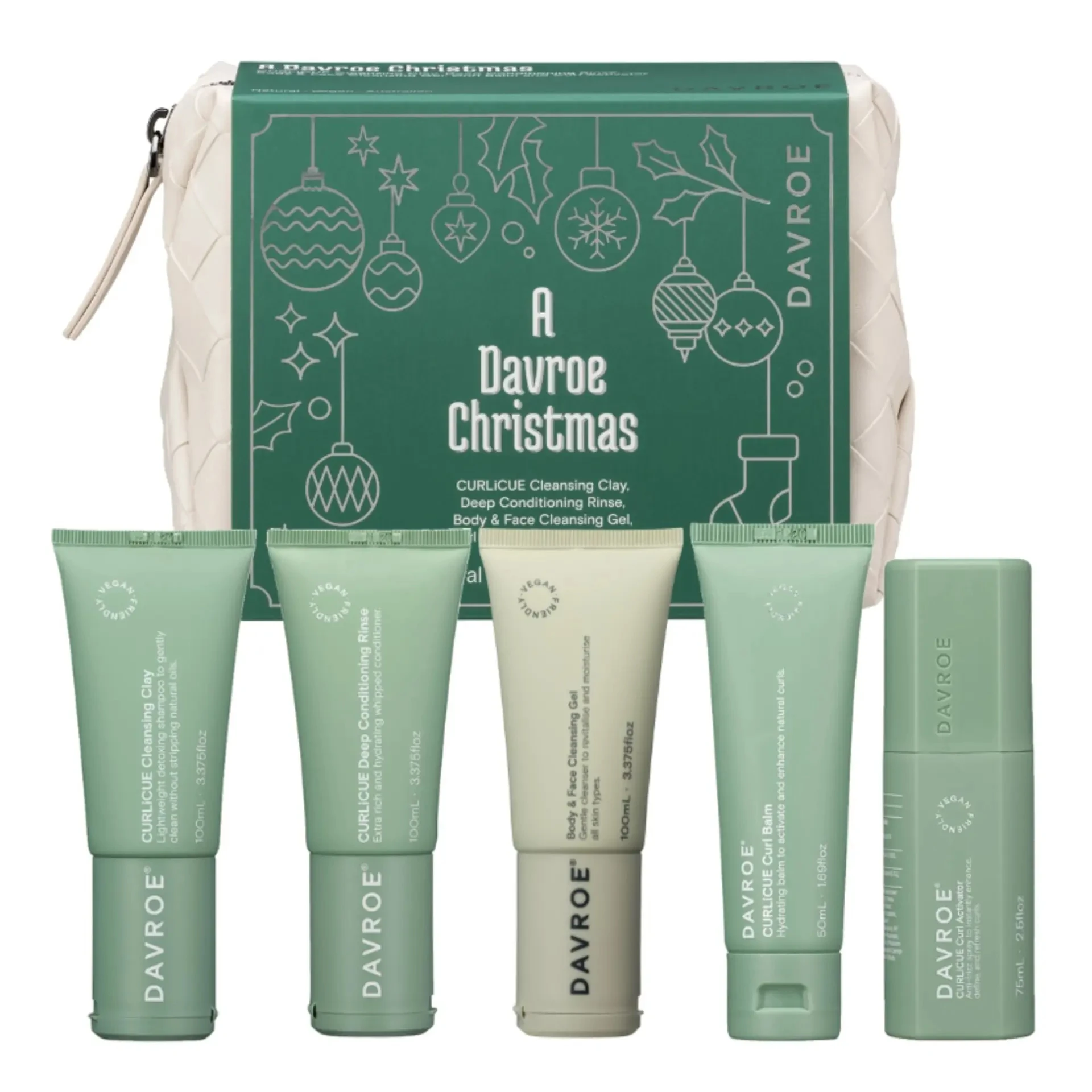Різдвяний тревел набір для кучерів Davroe Curlicue Travel Pack