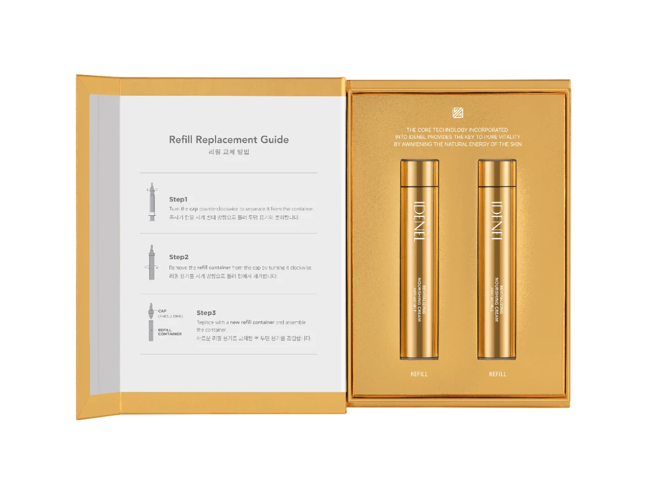 Потужний омолоджуючий крем для обличчя (рефіл) Idenel Refil Revitalizing Nourishing Cream, 2х10 мл