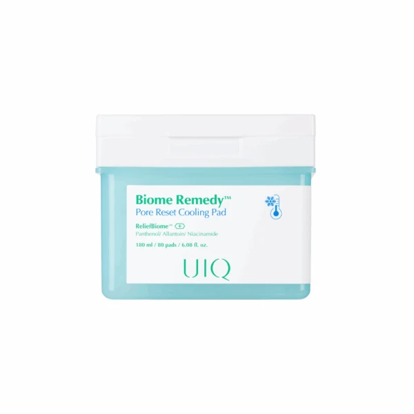 Охолоджувальні педи для зменшення пор UIQ Biome Remedy Pore Reset Cooling Pad, 80 шт