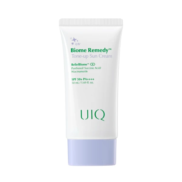 Тонуючий сонцезахисний крем UIQ Biome Remedy Tone-up Sun Cream SPF 50+ PA++++, 50 мл