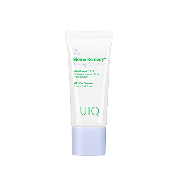 Тонуючий сонцезахисний крем UIQ Biome Remedy Tone-up Sun Cream SPF 50+ PA++++, 20 мл