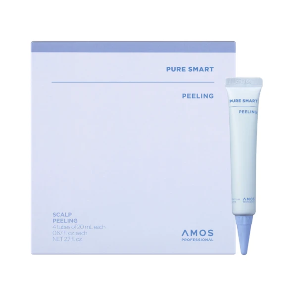 Пілінг-гель для шкіри голови Amos Pure Smart Peeling, 4x20 мл
