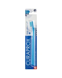 Дитяча зубна щітка 4-12 років Блакитна Curaprox CS Kids "Ultra Soft", d 0.09 мм