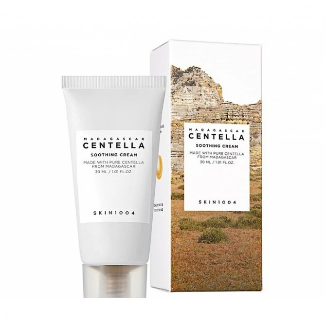 Заспокійливий крем з екстрактом центелли азіатської Madagascar Centella Soothing Cream, 30 мл