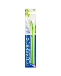 Дитяча зубна щітка 4-12 років Зелена Curaprox CS Kids "Ultra Soft", d 0.09 мм