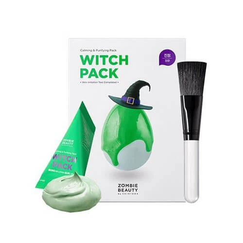 Набір заспокійливих масок з екстрактом зеленого чаю Zombie Beauty Witch Pack, 4 шт