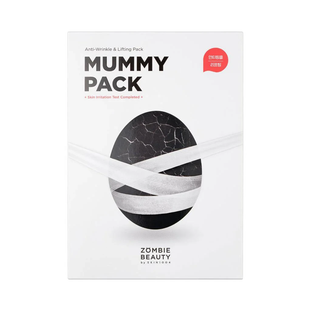 Набір антивікових ліфтинг-масок з екстрактом чорного трюфеля Mummy Pack & Activator Kit, 8 шт