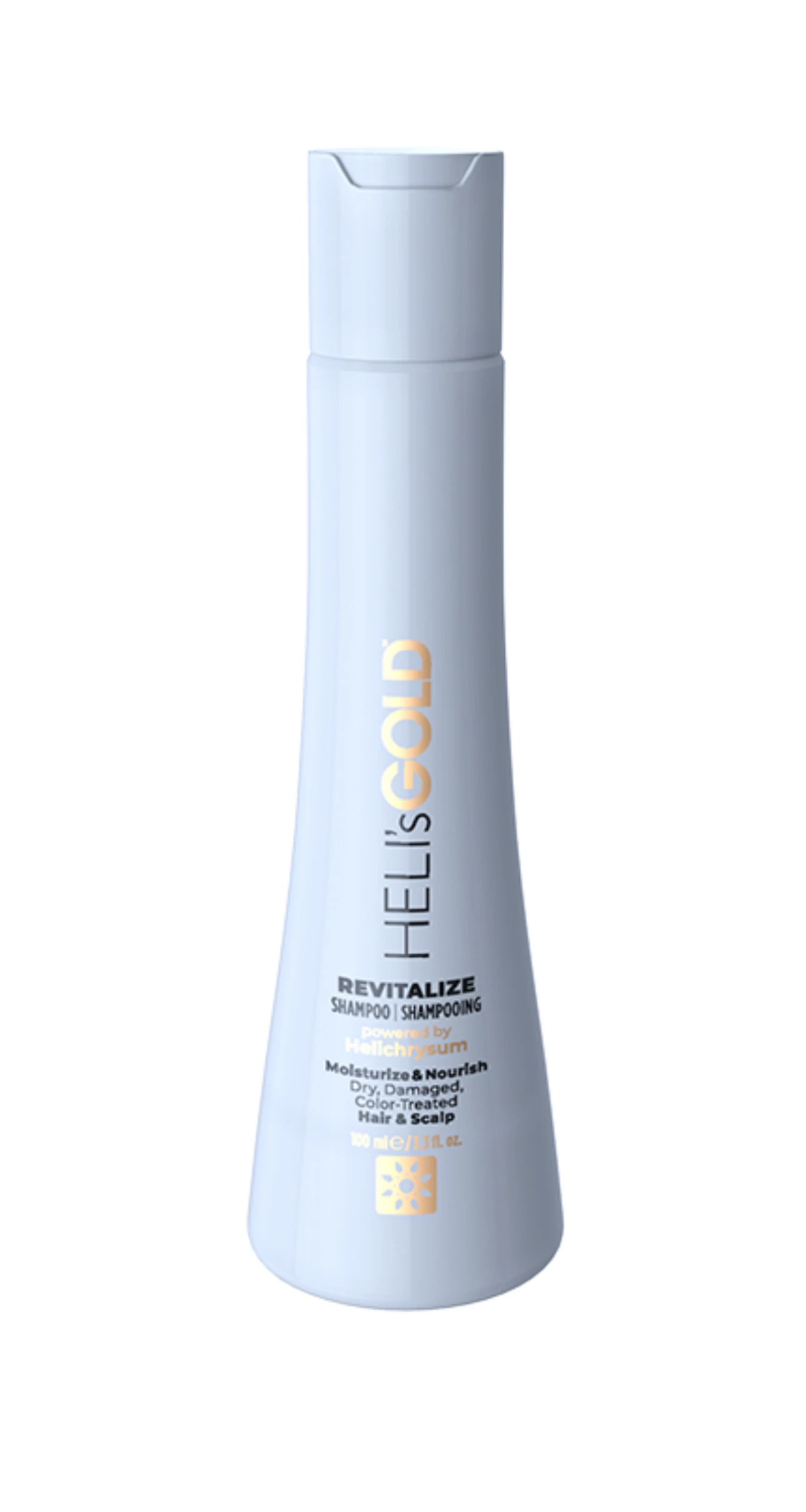 Живильно-зволожуючий шампунь Heli`s Gold Revitalize, 100 мл