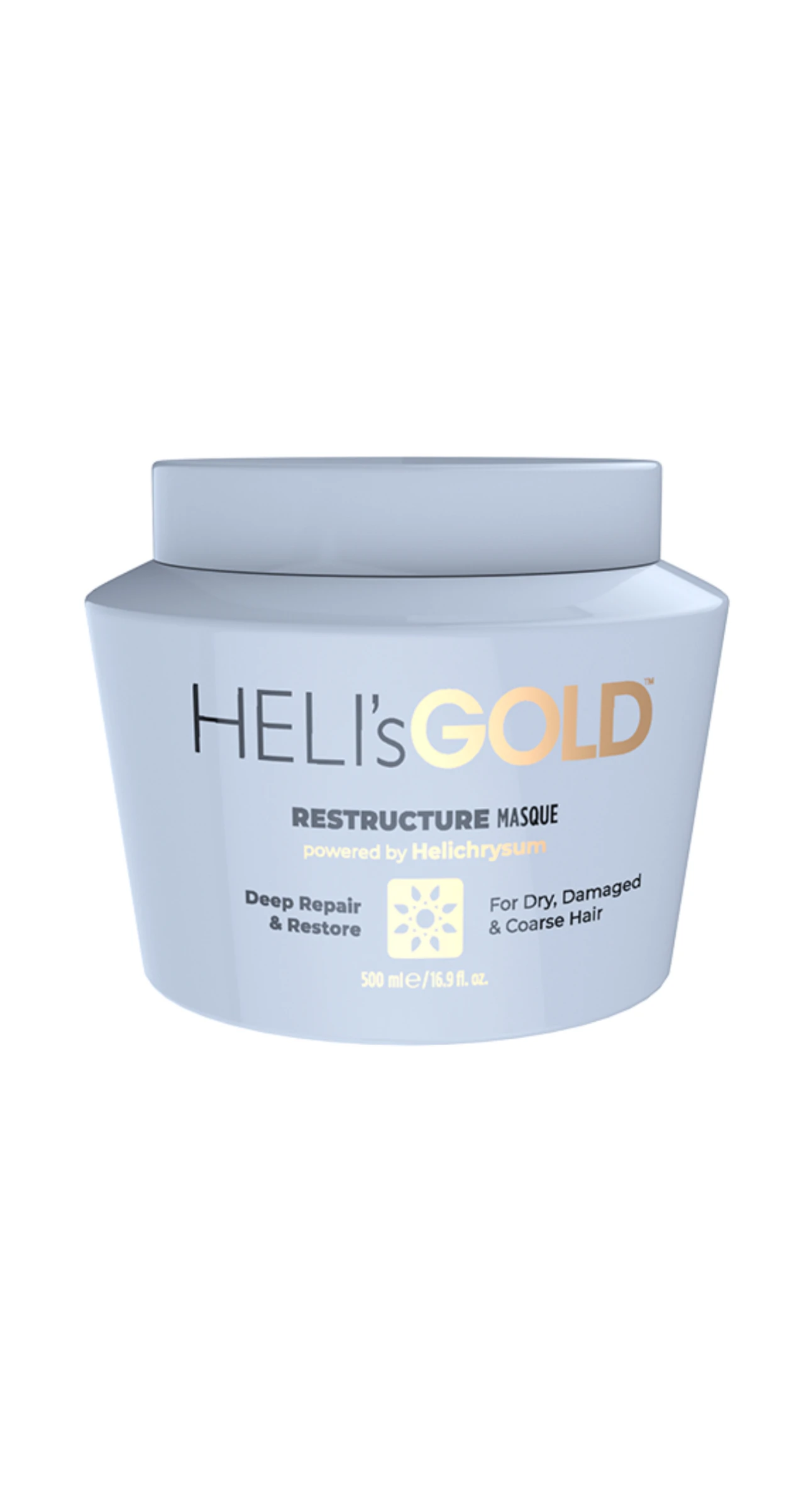 Інтенсивна відновлювальна маска Heli`s Gold Restructure Masque, 500 мл