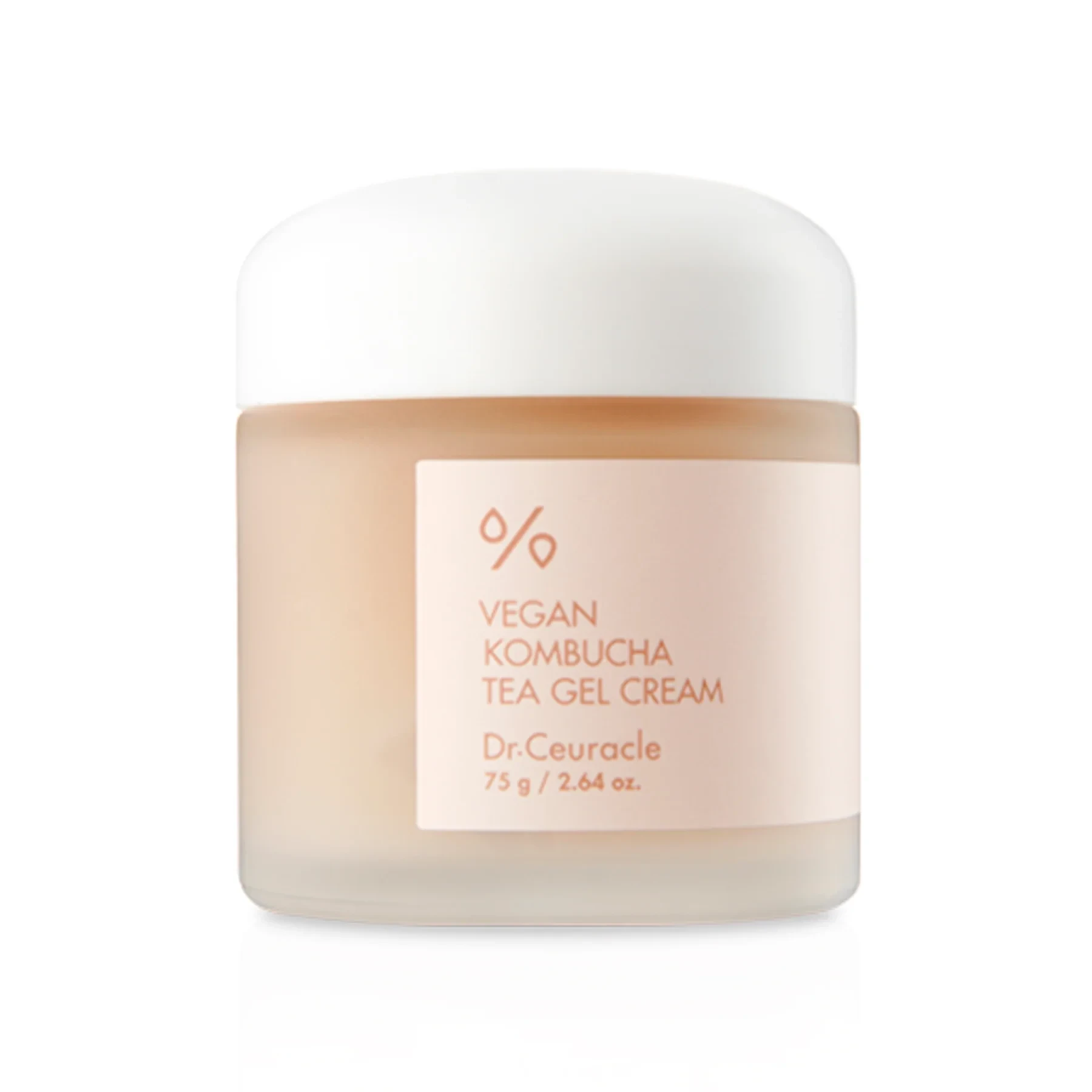 Sale! Веганський крем-гель з екстрактом комбучі Dr. Ceuracle Vegan Kombucha Tea Gel Cream, 75 г