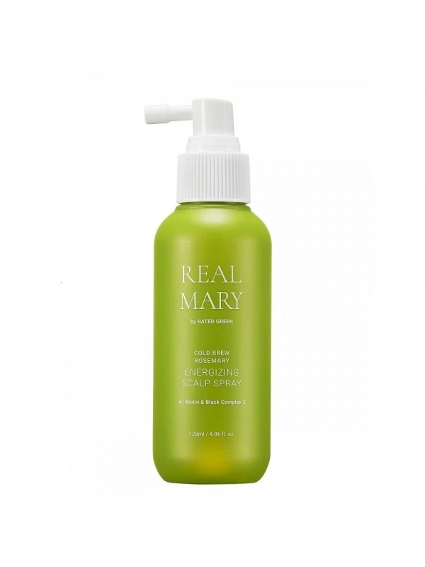 Sale! Енергетичний спрей для шкіри голови з розмарином Real Mary Energizing Scalp Spray, 120 мл