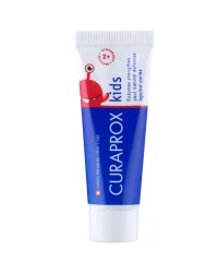 Дитяча зубна паста з полуничним смаком 2+ з фтором Curaprox TPkids950S, 10мл