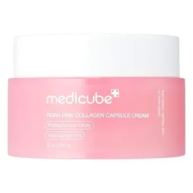 Капсульний крем з колагеном та полінуклеотидами Medicube PDRN Pink Collagen Capsule Cream, 55 г