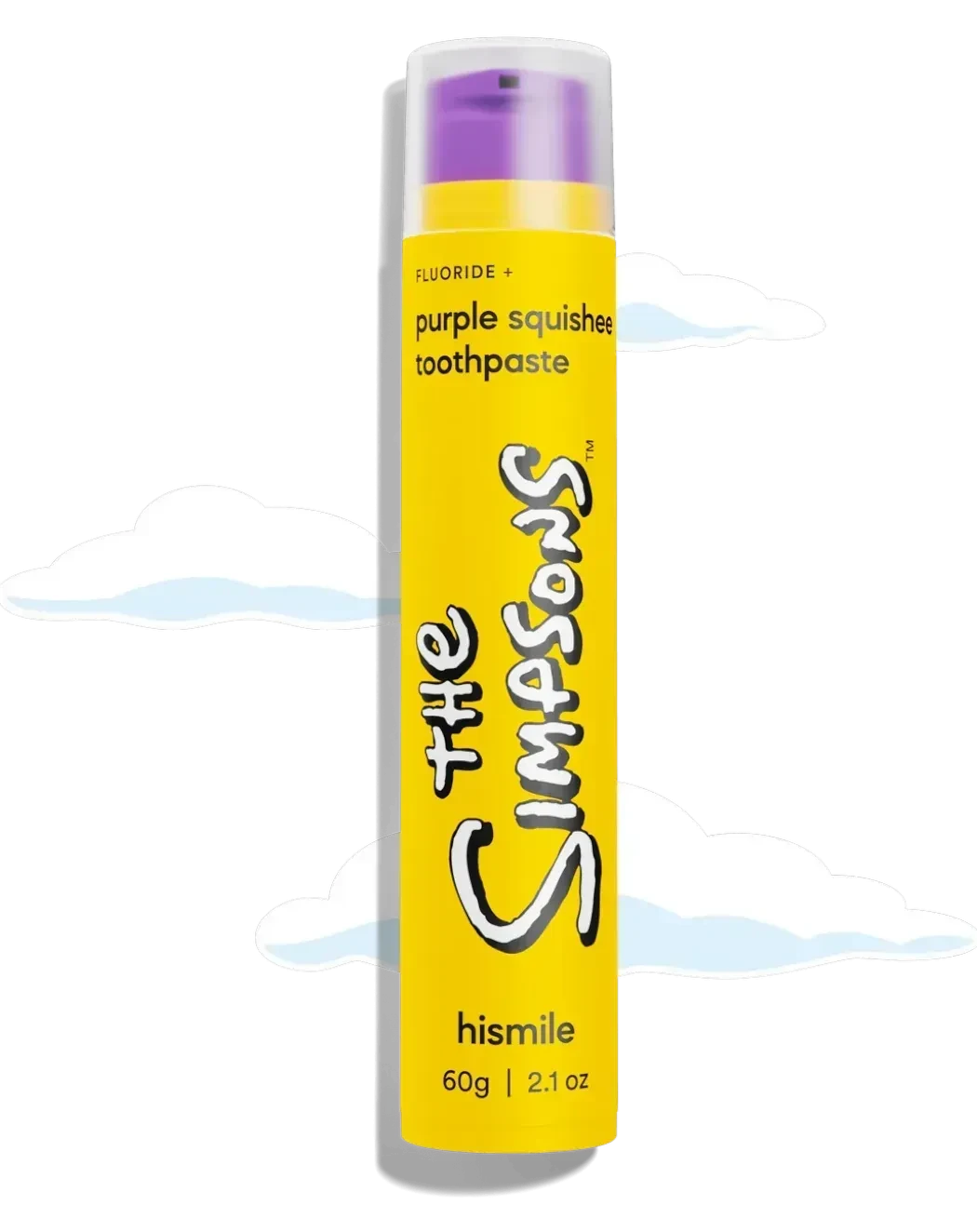 Зубна паста з фруктовим ароматом Hismile The Simpsons Purple Squishee Toothpaste, 60 г