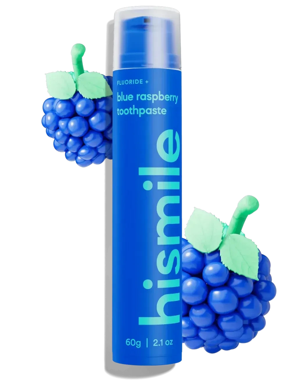 Зубна паста зі смаком блакитної малини Hismile Blue Raspberry Toothpaste, 60 г