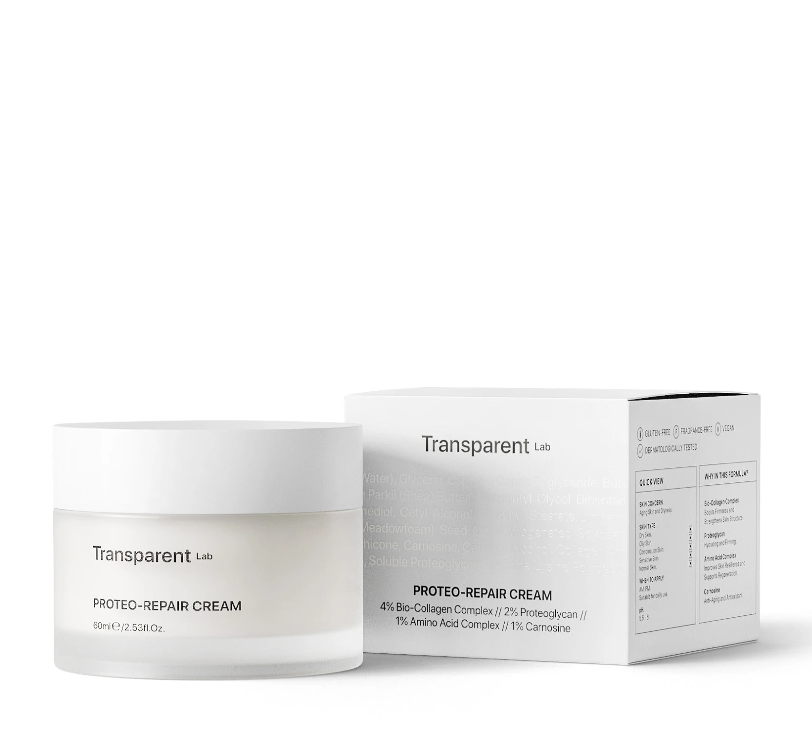 Відновлюючий крем для обличчя Proteo-Rapair Cream, 60 мл