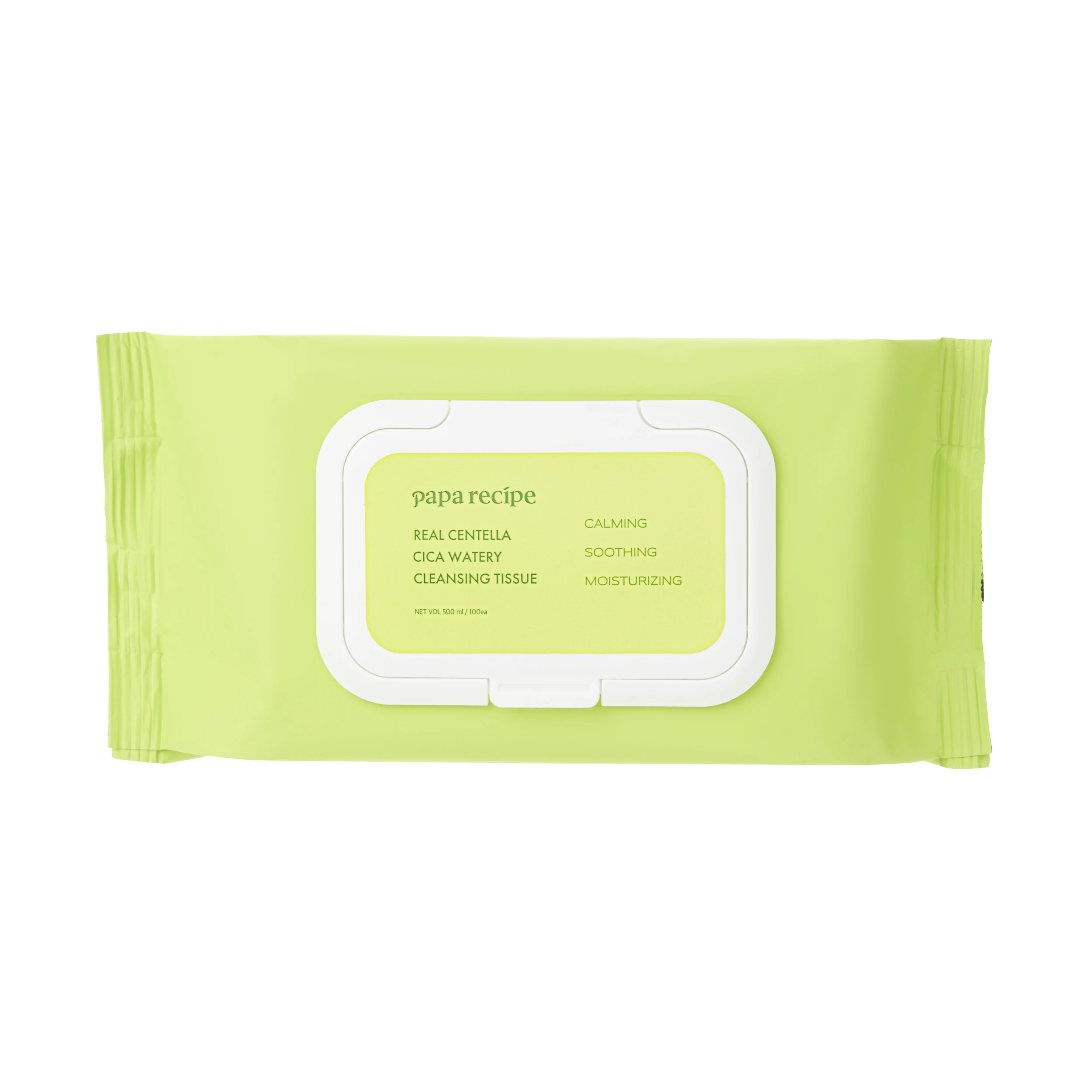 Очищальні серветки з екстрактом центелли Real Centella Cica Watery Cleansing Tissue, 100 шт