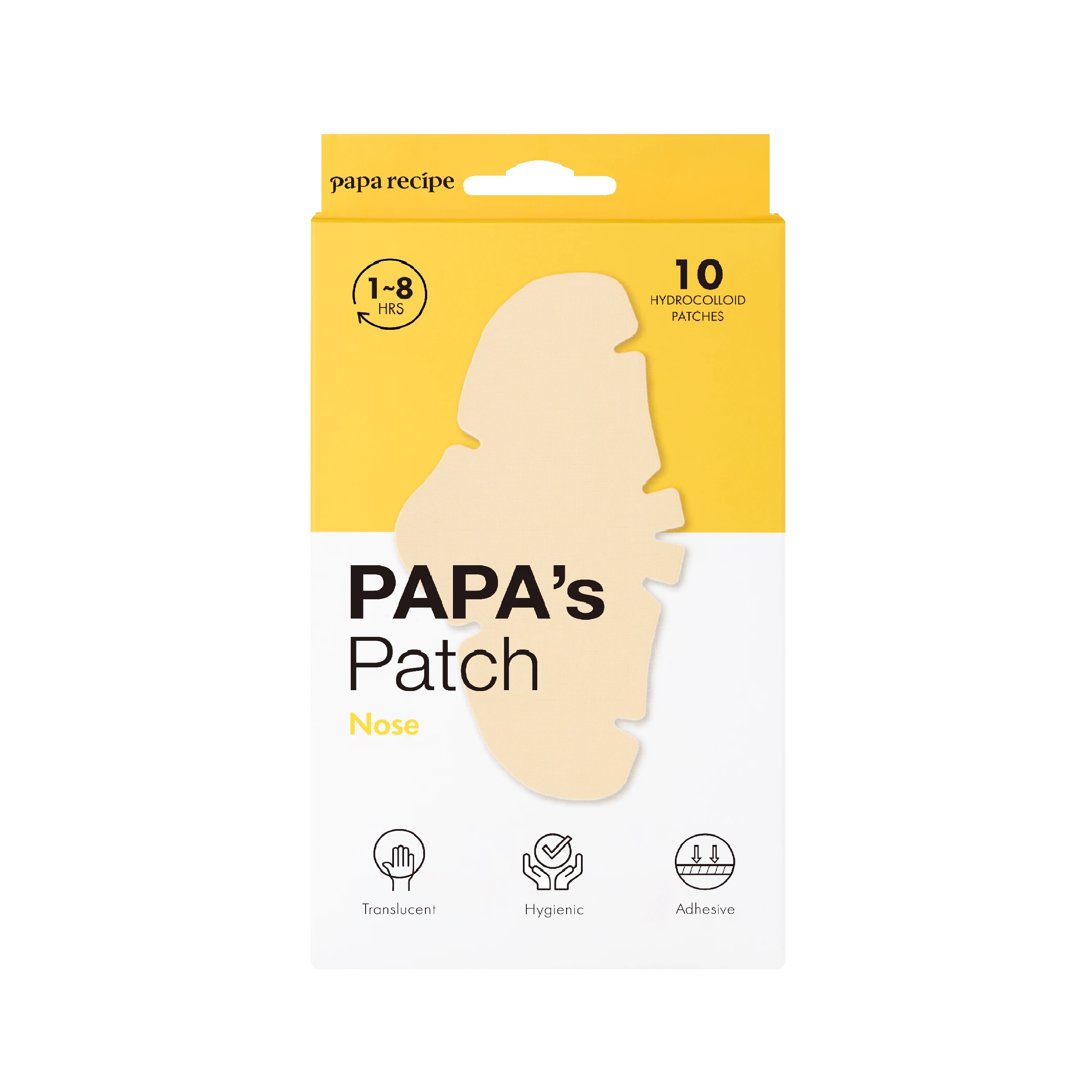 Гідроколоїдні патчі для носа Papa Recipe Papa's Patch Nose, 10 шт