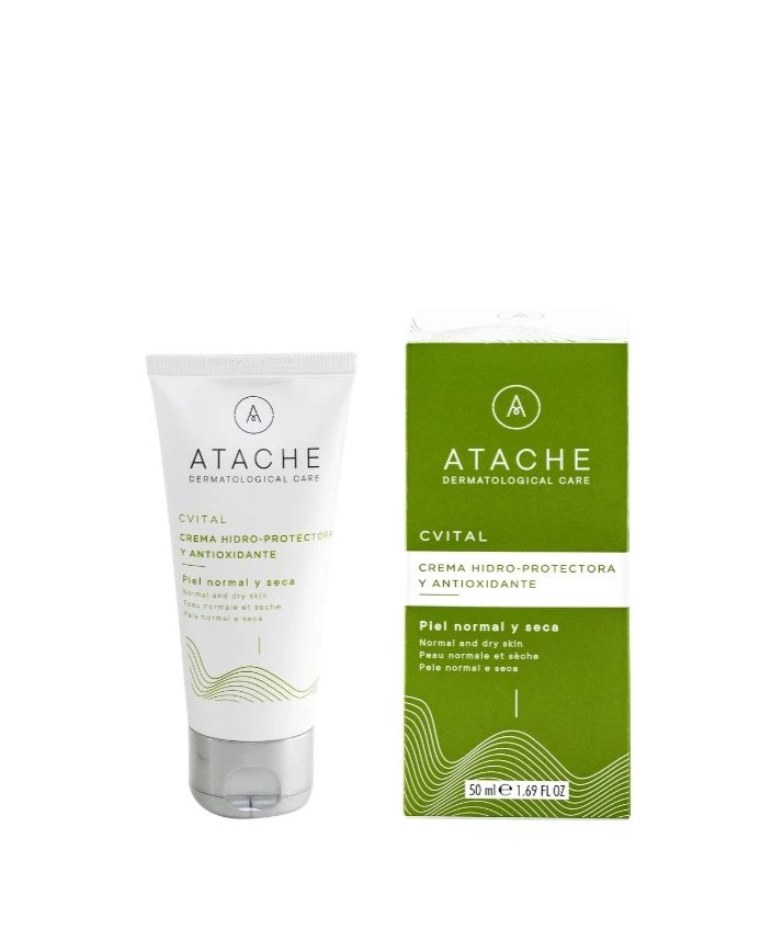 Гідрозахисний антиоксидантний крем Atache C Vital Hydroprotective Cream Normal & Dry Skin, 50 мл