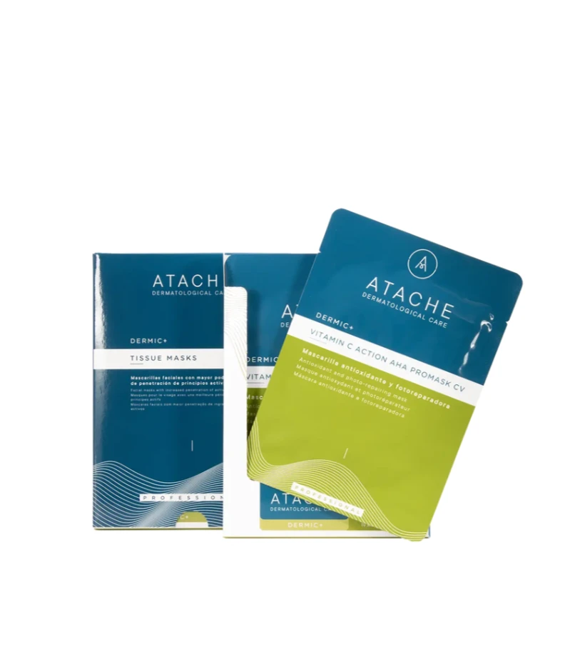 Антиоксидантна маска Atache Dermic+ Vitamin C Action AHA Promask CV