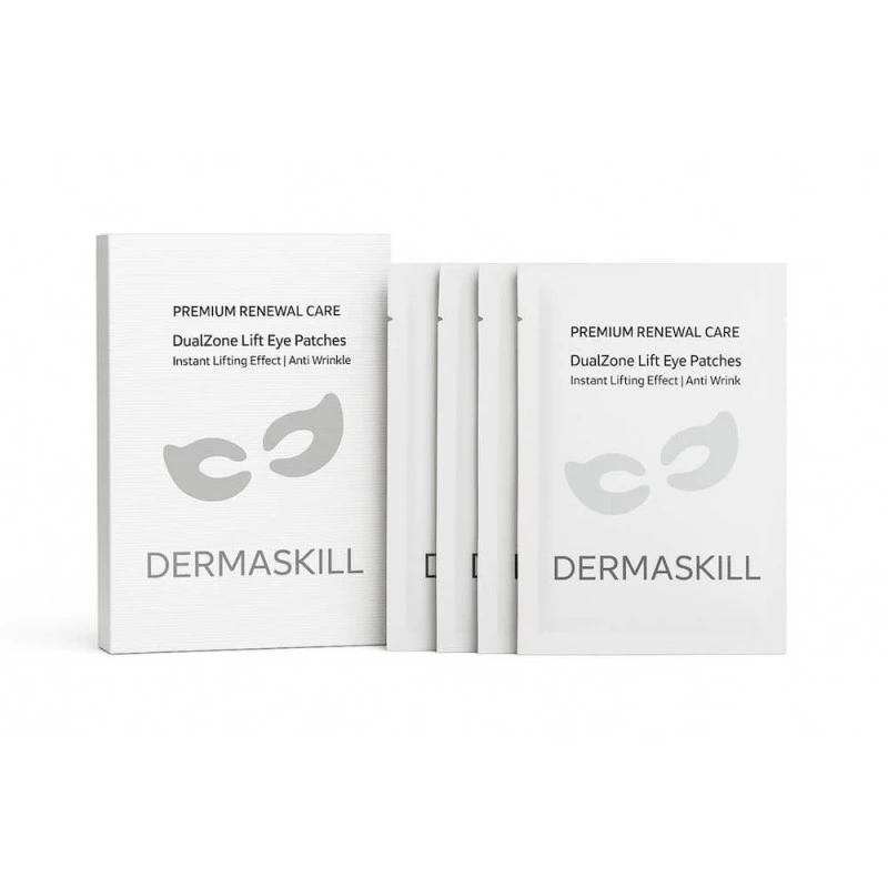 Двозональні ліфтинг-патчі з ботулоподібною дією DermaskillDualZone Lift Eye Patches, 5 пар
