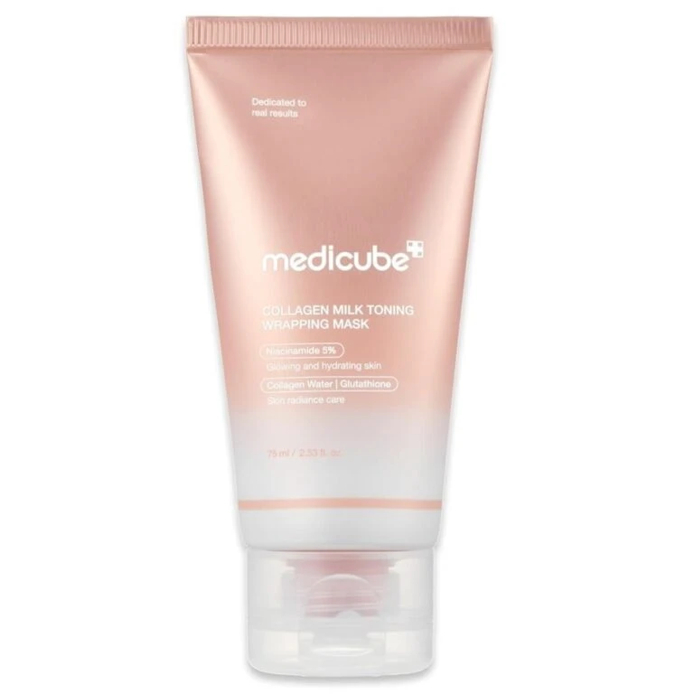 Тонізуюча колагенова маска-плівка Medicube Collagen Milk Toning Wrapping Mask, 75 мл