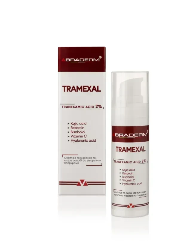 Освітлюючий крем проти пігментації Braderm Tramexal Cream, 30 мл