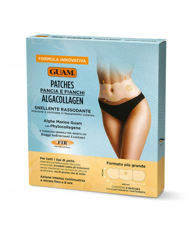 Патчі (пластирі) для живота та талії з розігріваючою дією Guam Fir, 8 шт