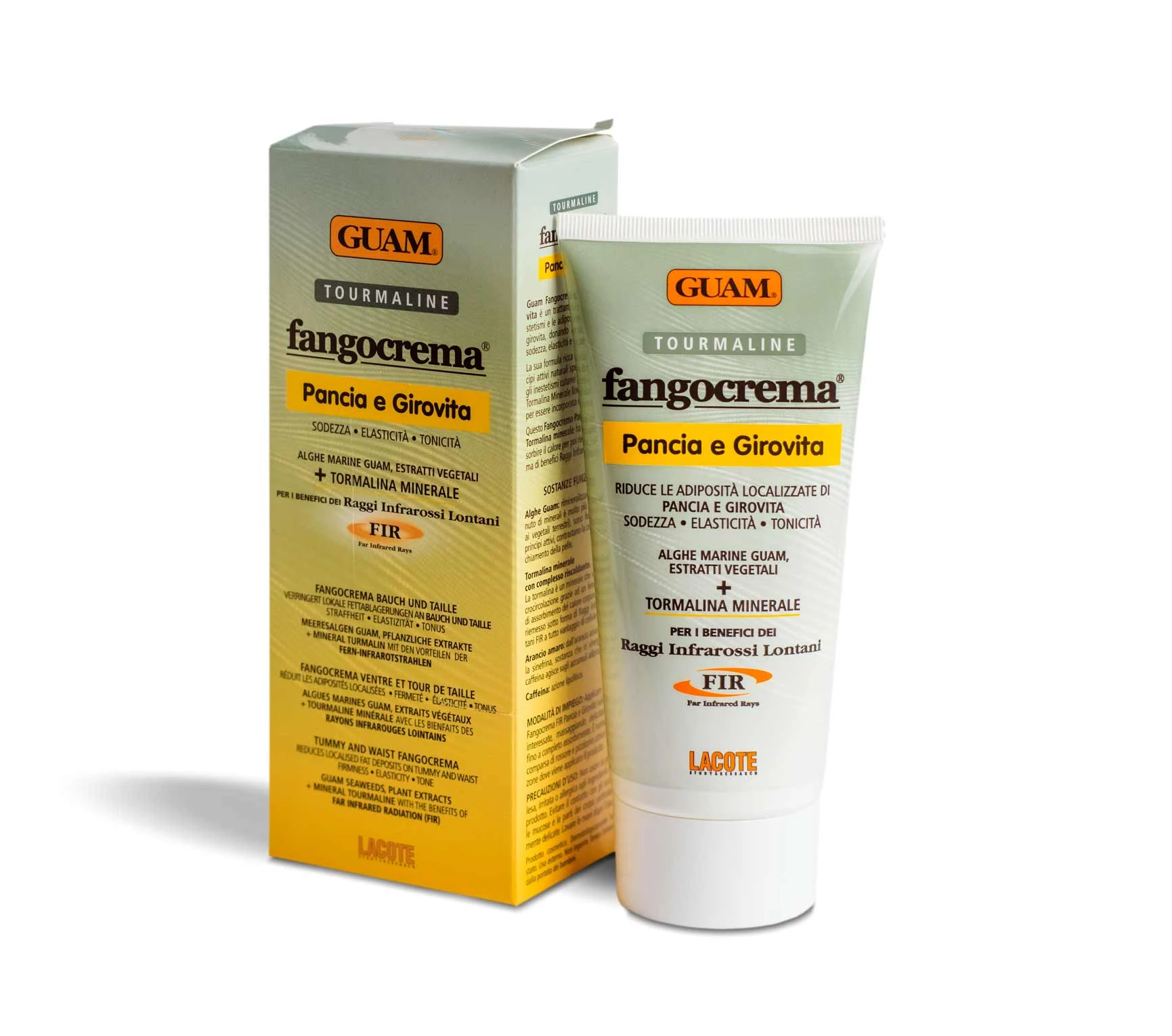 Фанго крем для животу і талії з розігріваючою дією Guam Fir Tourmaline, 150 мл