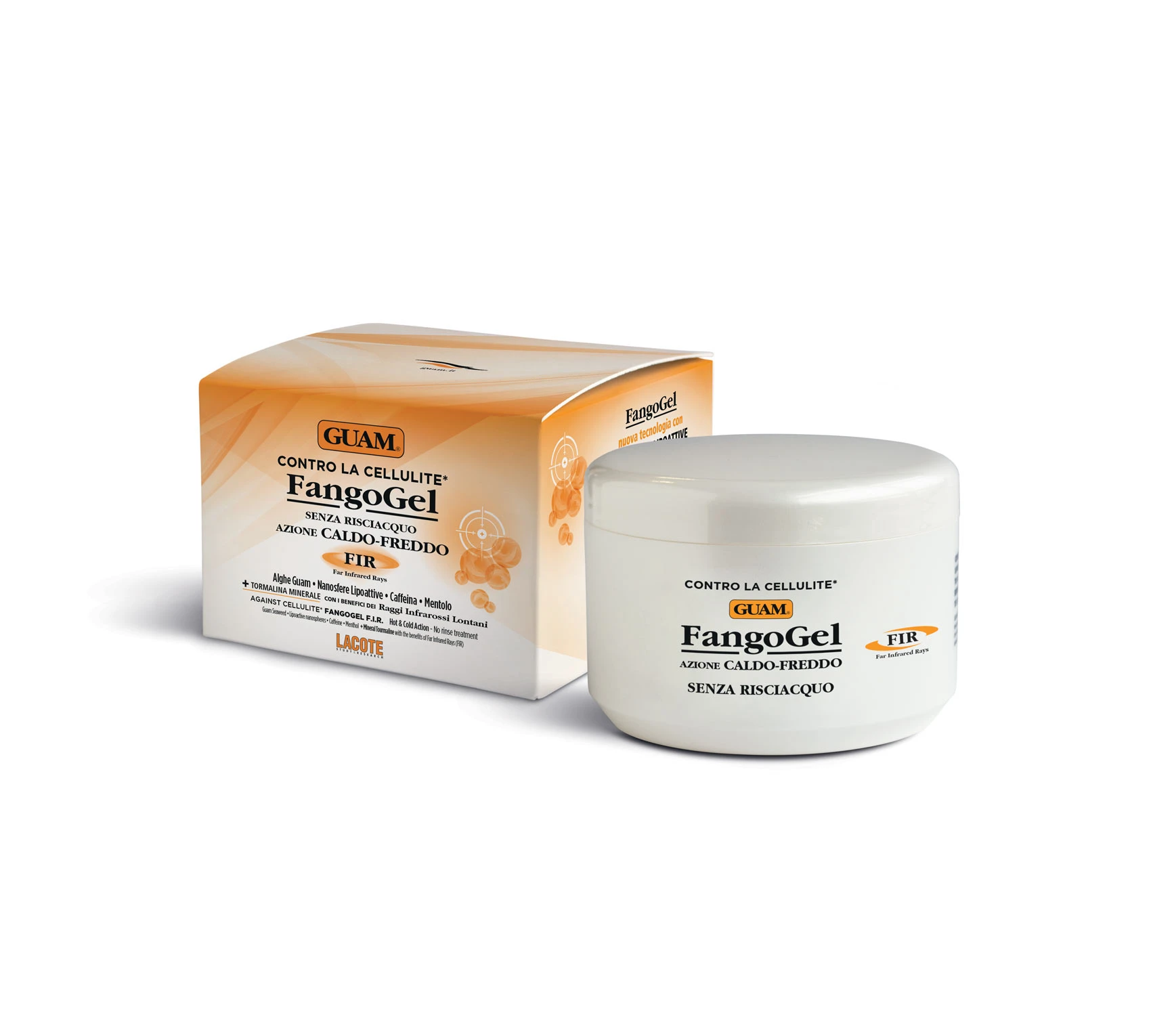 Фанго гель для тіла з контрастною дією холод-тепло Guam Fango Gel, 300 мл