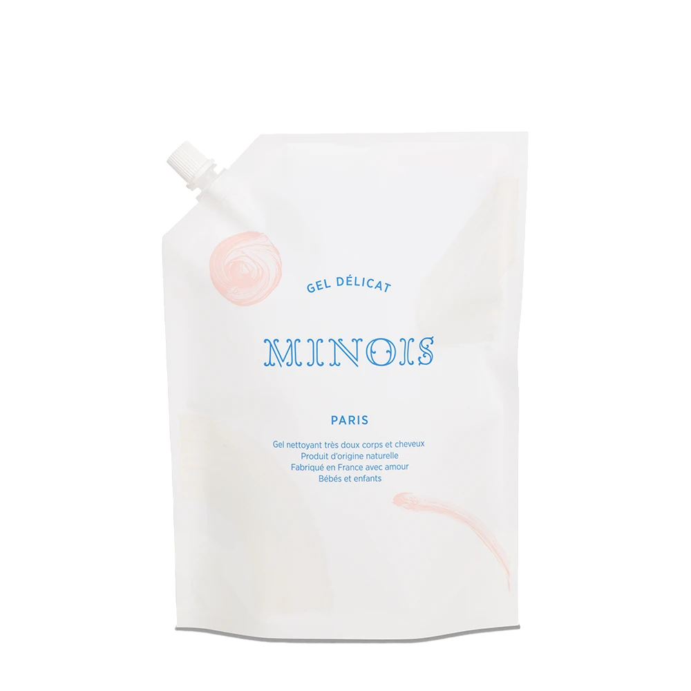 Делікатний очищувальний засіб для купання Minois Paris Gel For Body and Hair Delicate, 1000 мл