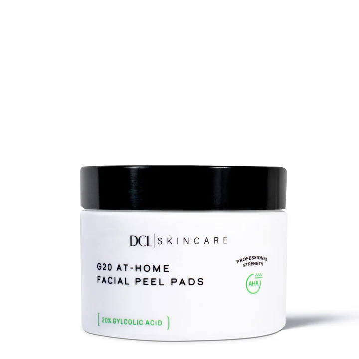 Домашній пілінг з гліколевою кислотою 20% DCL G10 Radiance Peel, 50 падсів