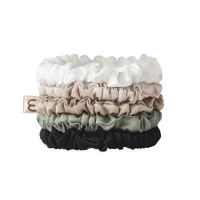 Набір із 5 тонких резинок з натурального шовку Mon Mou Silk Slim Scrunchie Set