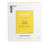 Набір заспокійливих масок з вітаміном Е Rare Paris Trésor Solaire Soothing Face Mask, 5х23 мл