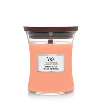 Ароматична свічка з персиком, медом і манго Woodwick Medium Manuka Nectar, 275 г