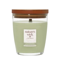 Ароматична свічка з ароматом шавлії та білого перцю Woodwick Nature’s Wick Sage White Pepper, 284 г