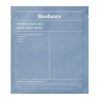 Нічна гідрогелева маска з керамідами Biodance Hydro Cera-Nol Real Deep Sheet Mask, 1 шт