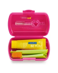 Доброжній набір Червоний Curaprox Be You Travel Set