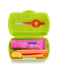 Доброжній набір Зелений Curaprox Be You Travel Set