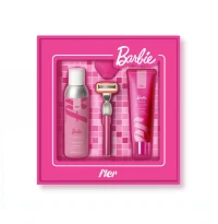 Лімітований набір засобів для догляду за тілом Barbie x Fler That Pink Set
